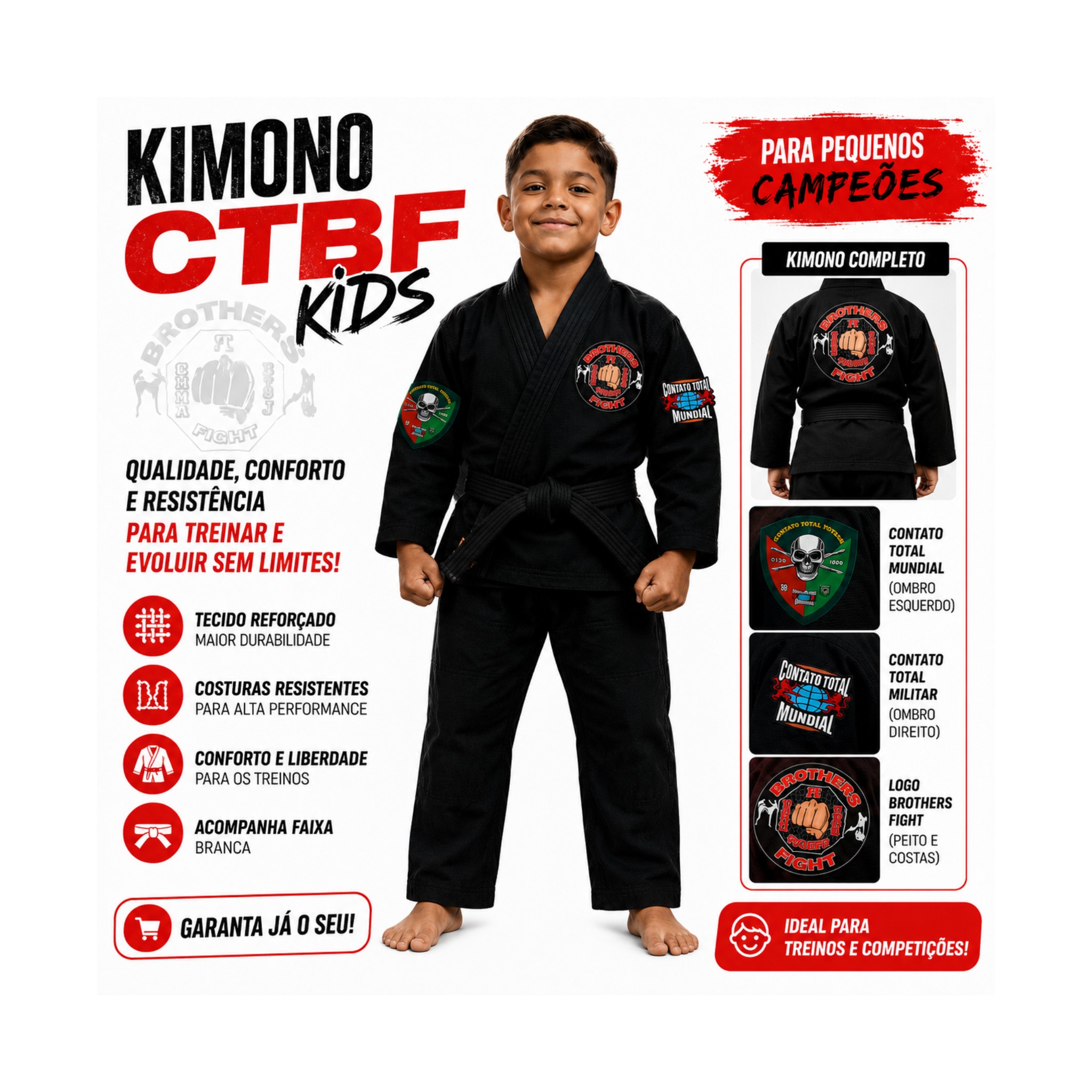 Kimono CTBF Kids 🥋 KIM-KIDS-001