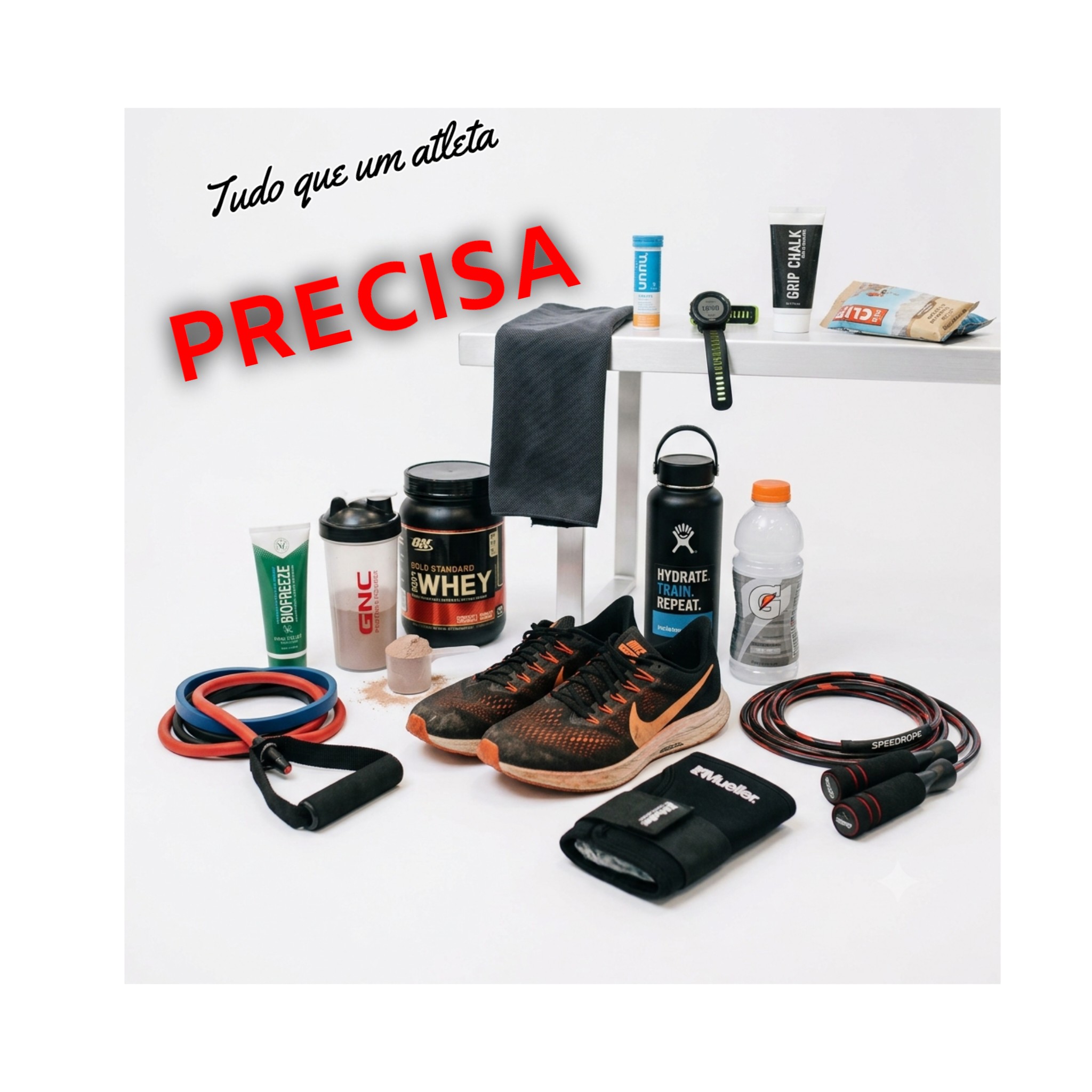 🥊 Acessórios para Atletas, partir de R$ 10,00.