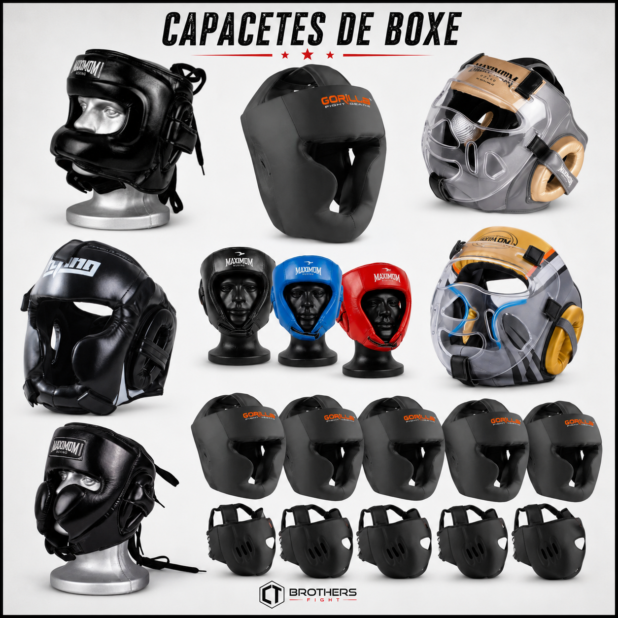 🥊 CAPACETES DE BOXE A PARTIR DE R$ 100,00 🥊