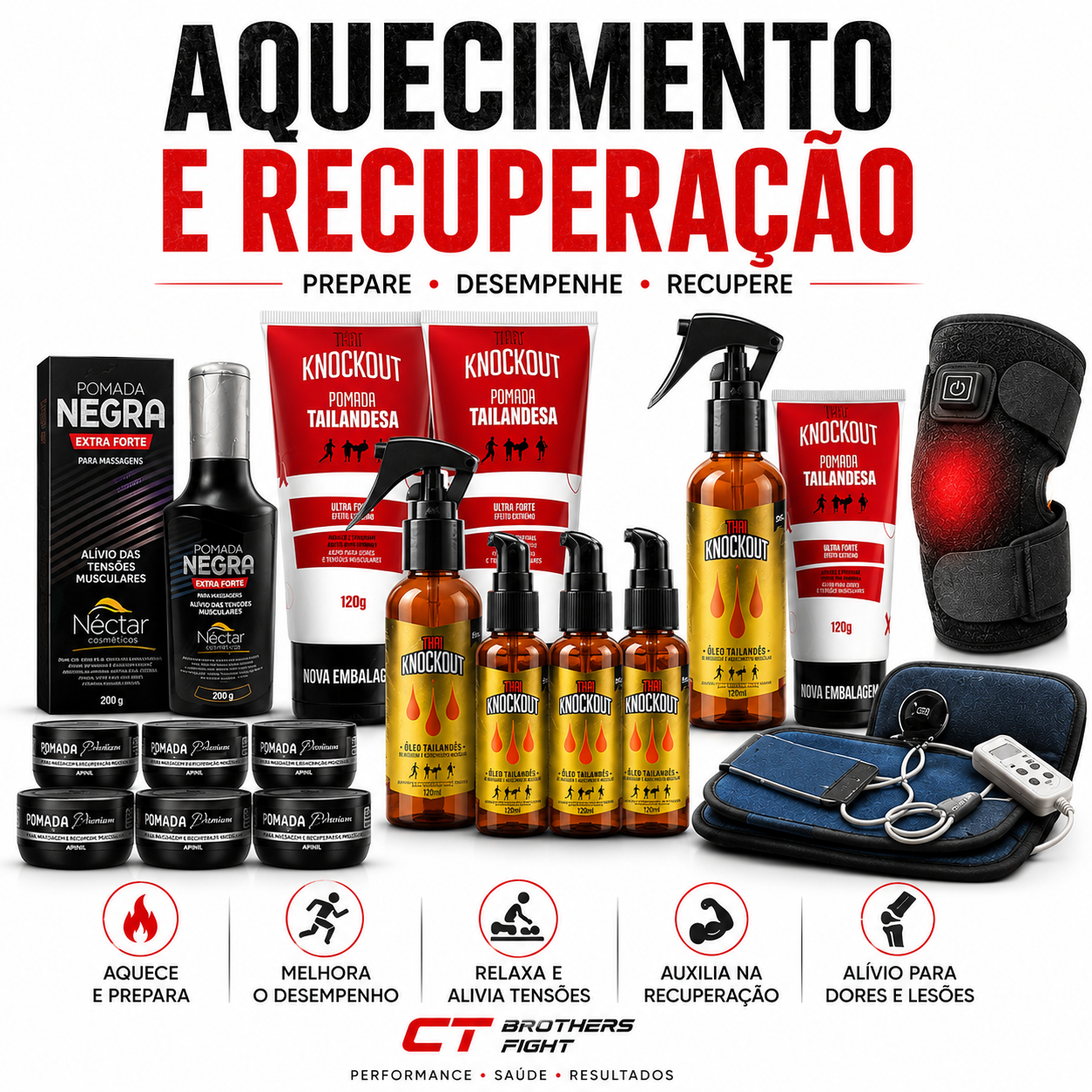 🔥 AQUECIMENTO E RECUPERAÇÃO A partir de R$ 19,00